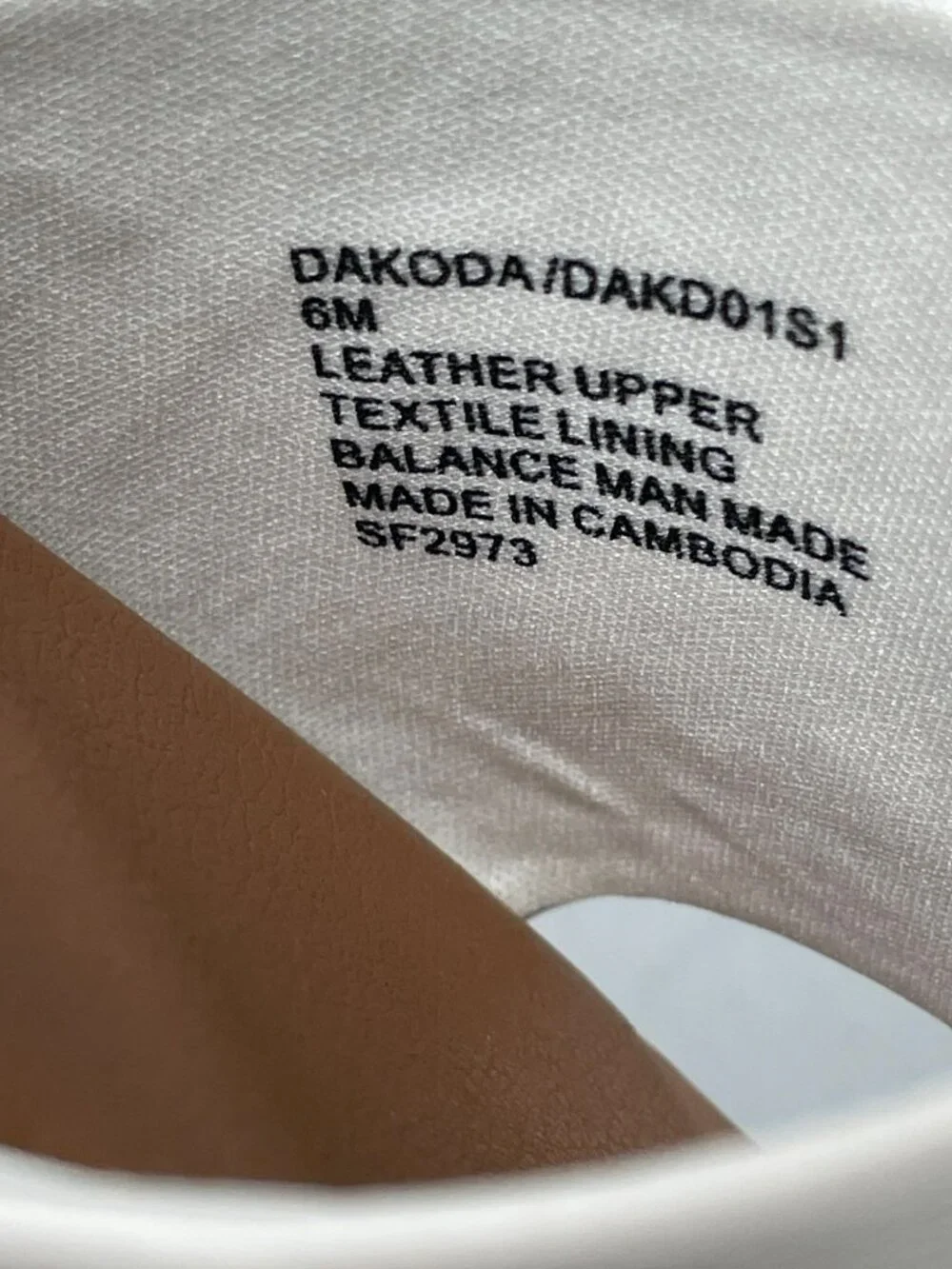 Steve Madden Dakoda Bone Leather Slide Sandals Flats Shoes Women's Size 6 NEW - Picture 6 of 8